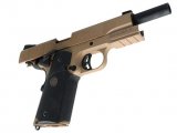 Страйкбольный пистолет KJW Colt M1911 M.E.U. Gas TAN (KP-07.GAS)