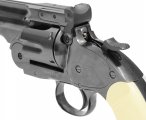 Пневматический револьвер ASG Schofield 6 Plated Steel 4.5 мм (S&W)