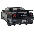 Металлическая машинка Nissan Skyline GT-R R34 1:24 BLACK
