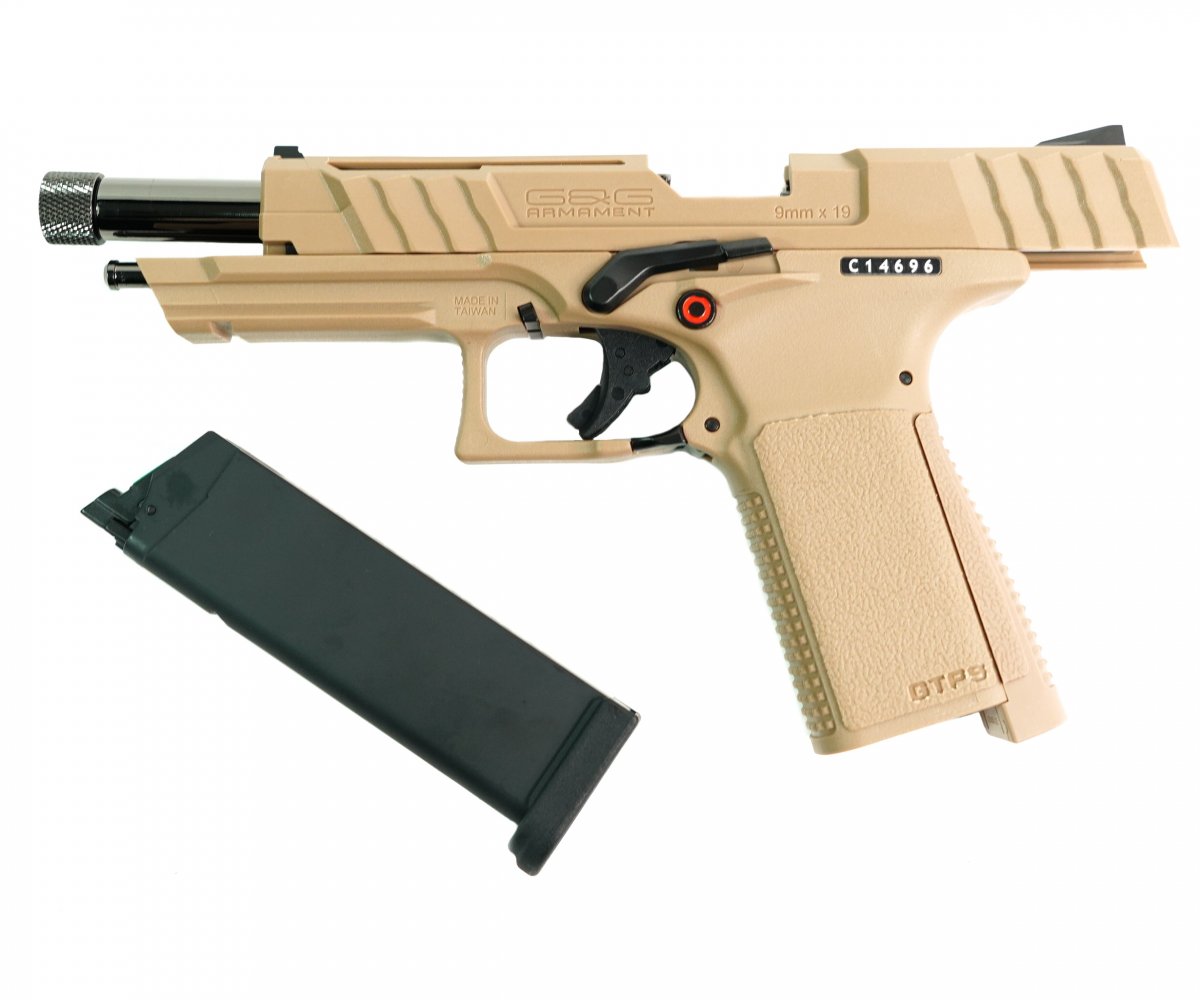 Страйкбольный пистолет G&G GTP 9 Desert EU (GAS-GPM-TP9-DBB-ECM)