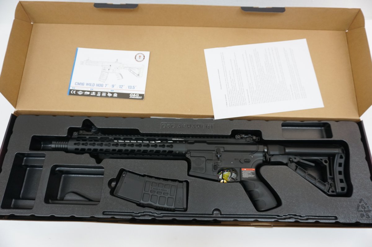 Страйкбольный автомат G&G CM16 Wild Hog 12” (EGC-WLP-012-BNB-NCM)