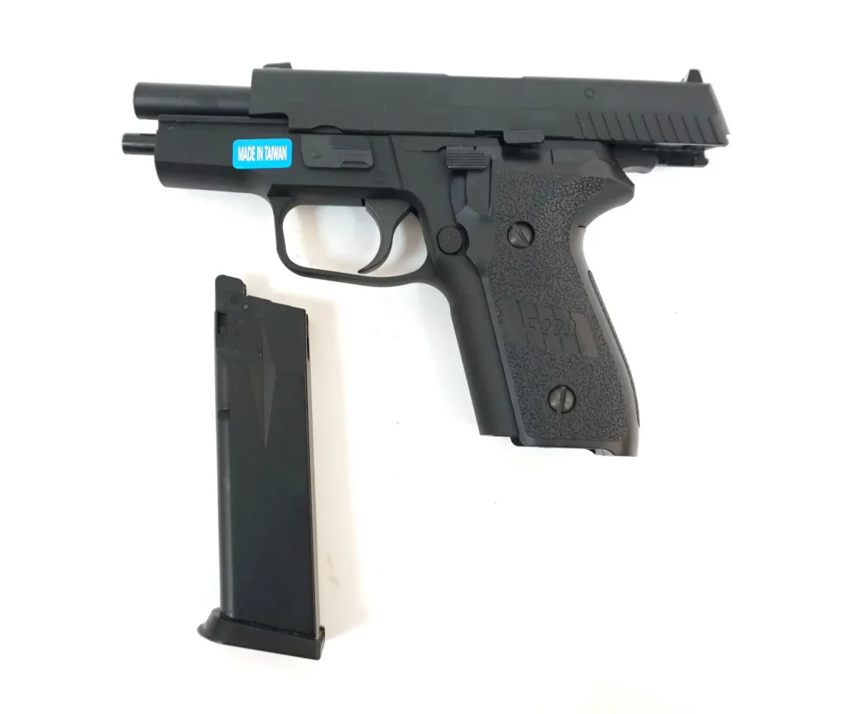 Страйкбольный пистолет WE SIG SAUER P-229 — чёрный, GBB, 6 мм