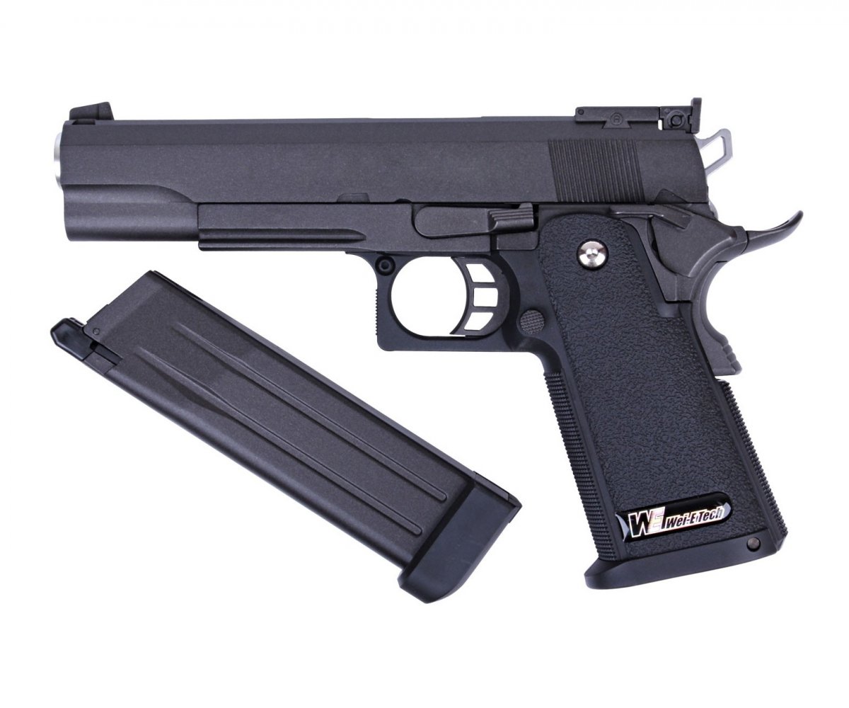 Страйкбольный пистолет WE Colt M1911 Hi-Capa 5.1 R (WE-H001)