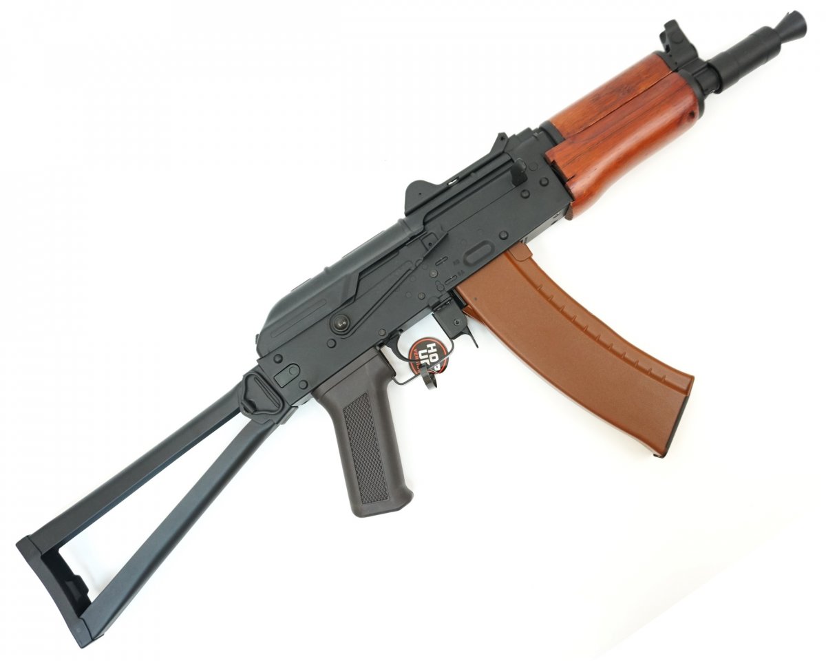 Страйкбольный автомат Cyma RКС-74У, деревянное цевье (CM.035A)