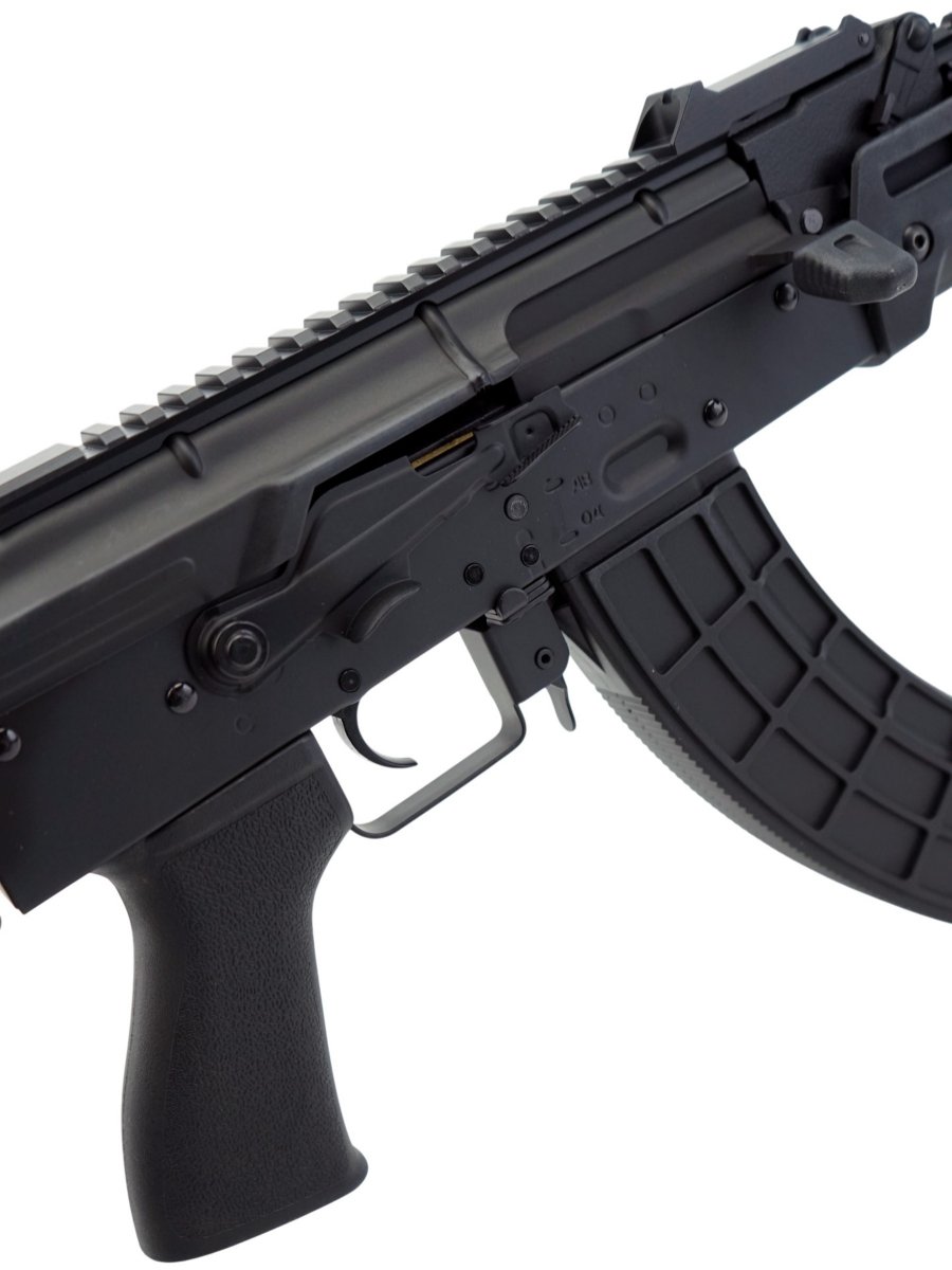 Страйкбольный автомат CYMA CM077B АК Magpul Zhukov Top RIS, 120 м/с, чёрный
