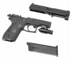 Страйкбольный пистолет WE P-229 (WE-F005A-BK) — чёрный, металл, GBB, 6 мм