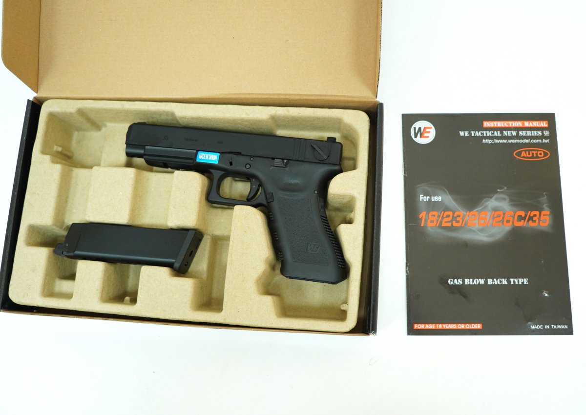 Страйкбольный пистолет WE Glock-35 Gen.3 Black (WE-G009A-BK)