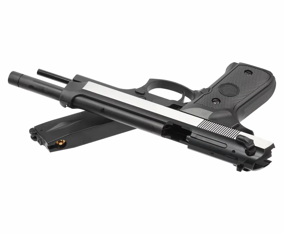 Страйкбольный пистолет WE Beretta M92F (CO2, 2 tone, WE-M007A-CO2)