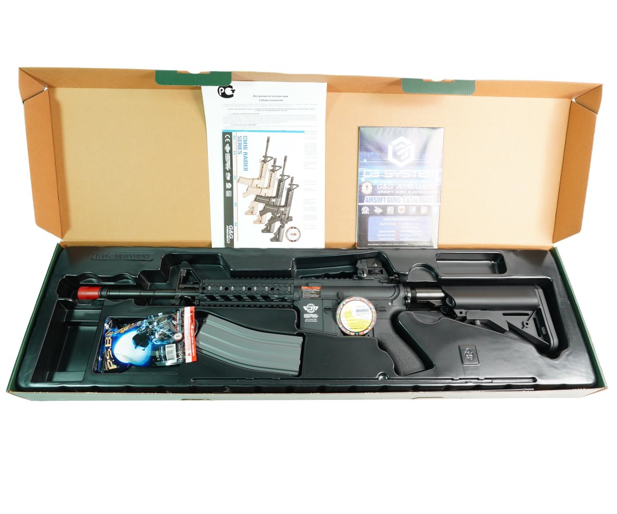 Страйкбольный автомат G&G CM16 Raider-L (EGC-16P-RDL-BNB-NCM)