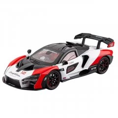 Машинка металлическая McLaren Senna GTR 1:24 Белая