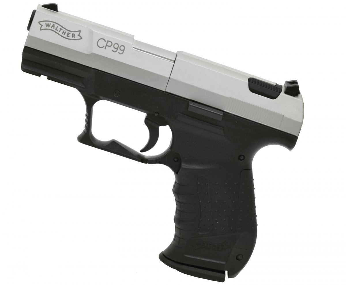 Пневматический пистолет Umarex Walther CP99 Nickel
