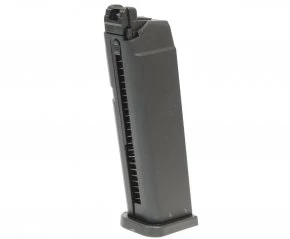 Магазин KP-18.GAS-M GLOCK G18/G17 (GBB, GAS), металл, 23 шара, совместим с KJW и WE