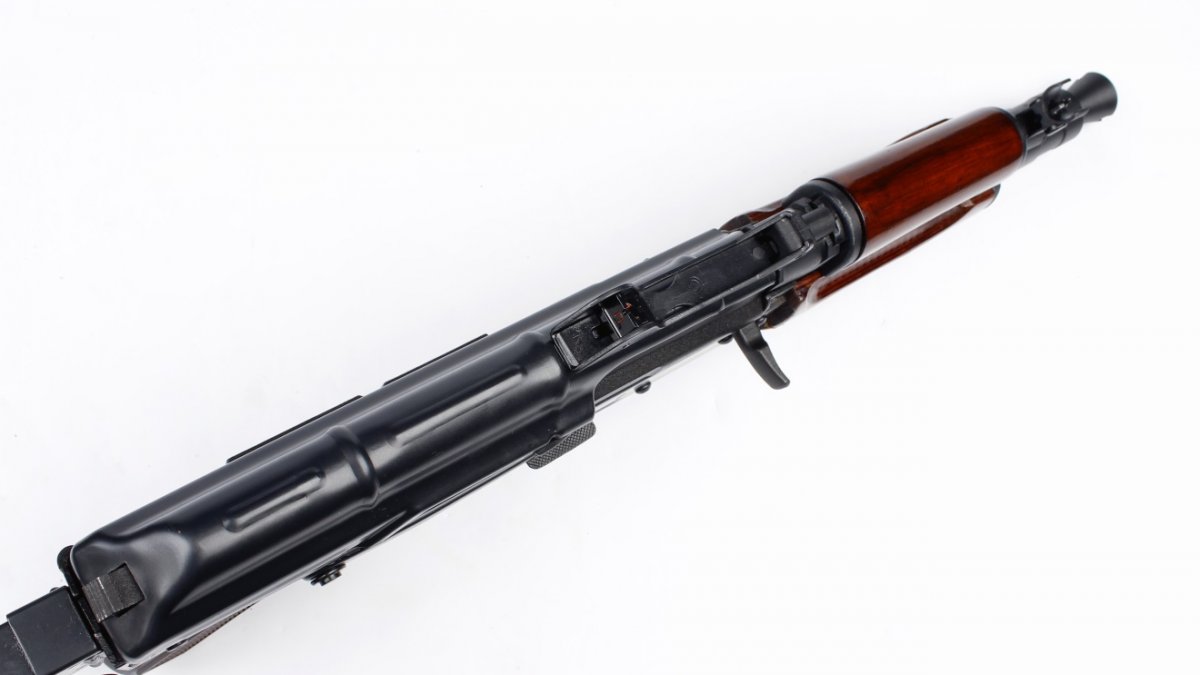 Страйкбольный автомат E&L ELAKS74UN (RКС-74У), сталь, дерево