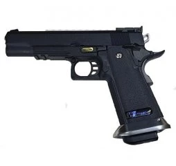 Страйкбольный пистолет WE Colt M1911 Hi-Capa 5.1, увелич. шахта магазина (WE-H001 R-1)