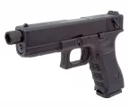 Страйкбольный пистолет KJW KP-18 CO₂ — Glock 18, чёрный, GBB, 6 мм