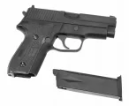 Страйкбольный пистолет WE P-228 (WE-F002 / GP428) — Black, металл, GBB, 6 мм