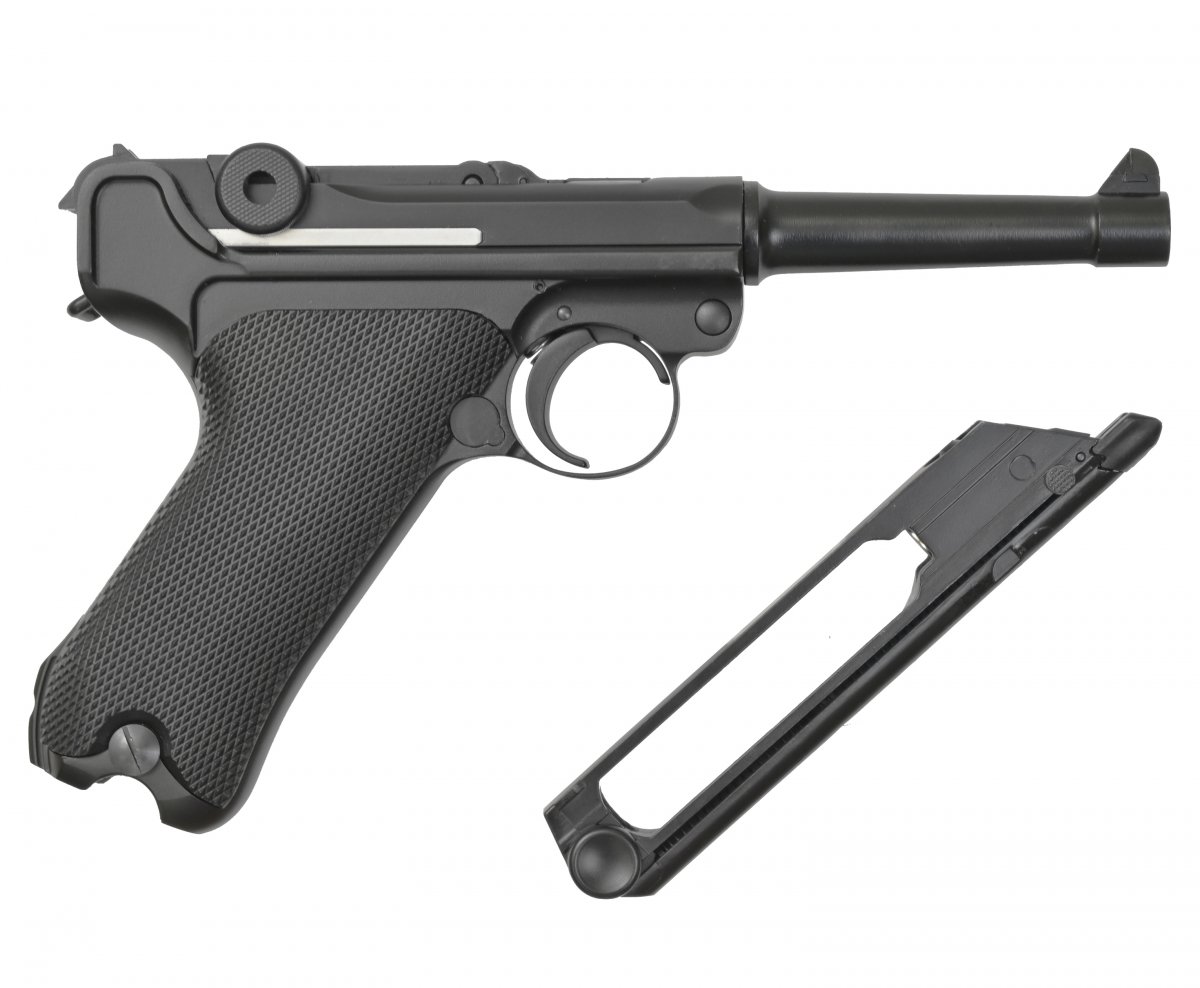 Пневматический пистолет Umarex P.08 Parabellum (BB, Blowback)