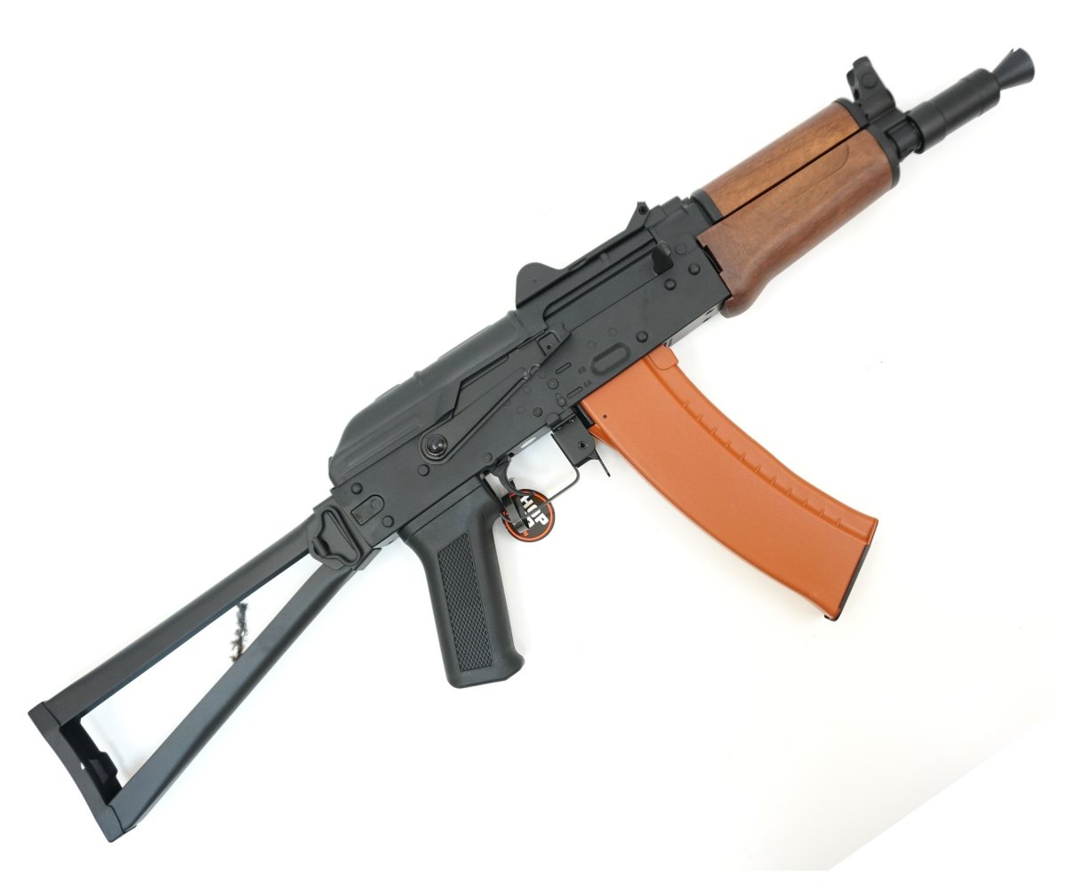 Страйкбольный автомат Cyma RКС-74У, с деревянным цевьём (CM045A)
