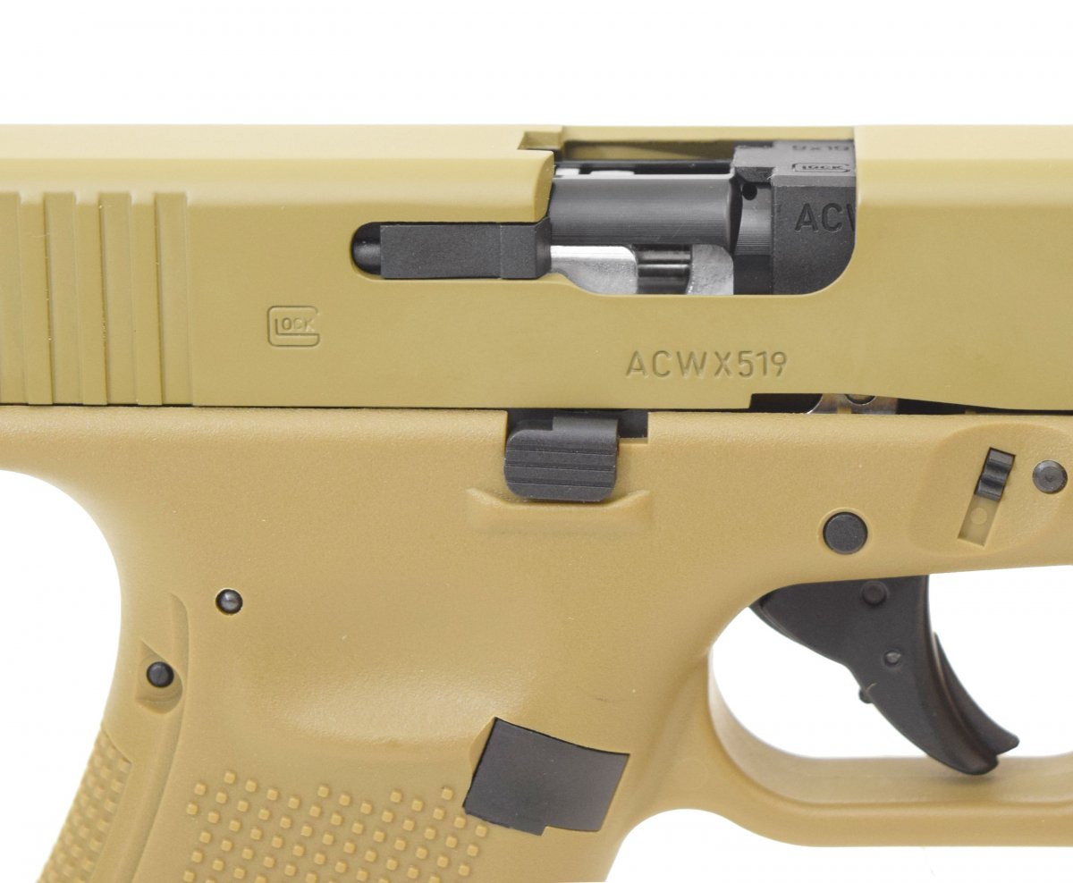 Пистолет пневматический Umarex Glock 19X TAN 4.5 мм (Металл, Blowback, CO2)
