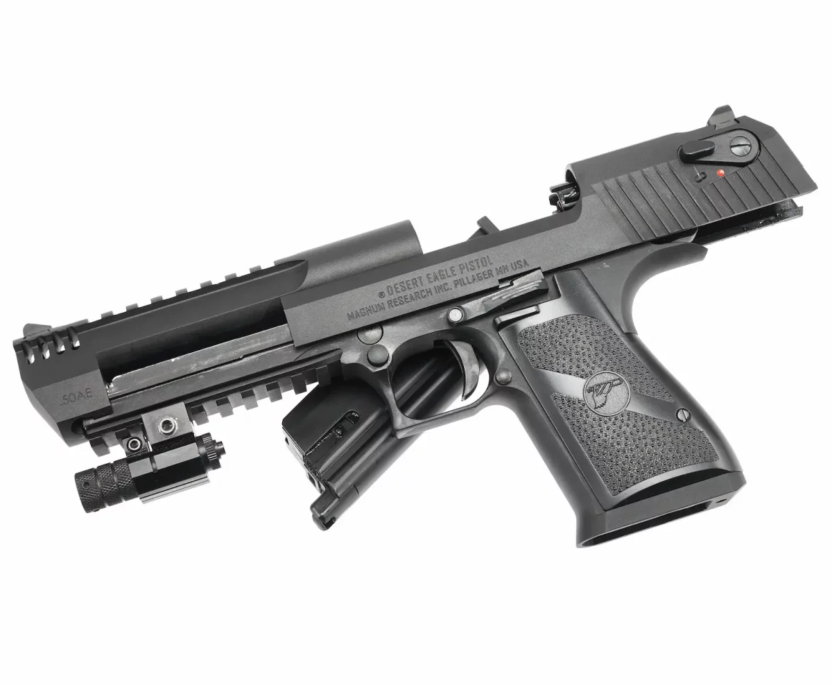 Страйкбольный пистолет WE Desert Eagle L6 (WE-950509) — чёрный, металл, GBB, 6 мм