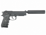 Страйкбольный пистолет GBB KJW M9A1 Beretta M9A1 (M9A1.GAS) Blowback, металл, чёрный