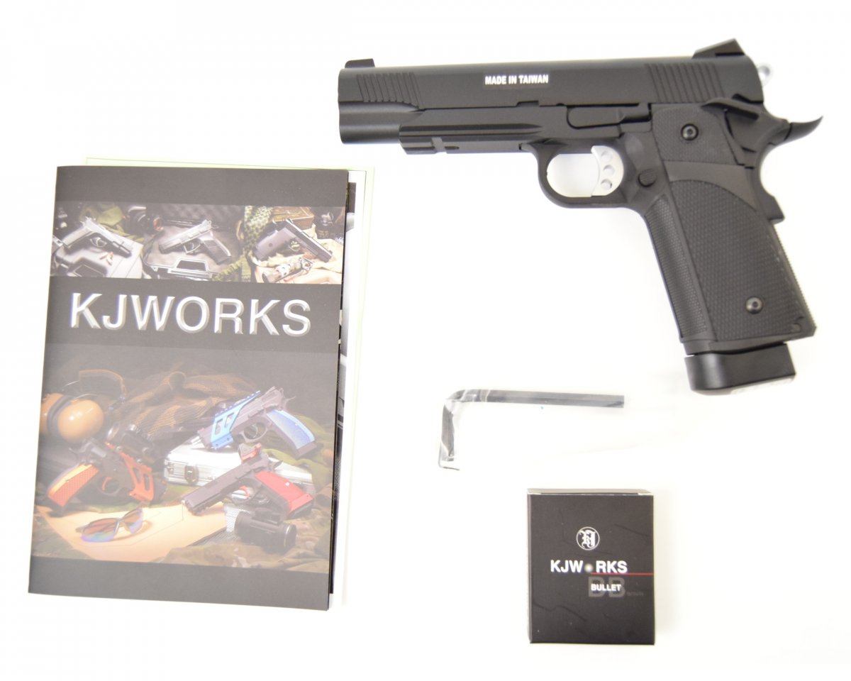 Страйкбольный пистолет KJW Colt M1911 Hi-Capa CO2 (KP-05.CO2)
