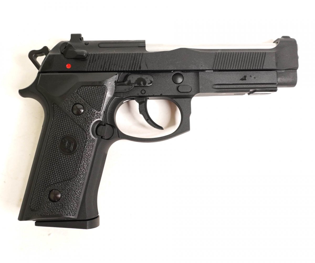 Страйкбольный пистолет KJW Beretta M9 IA Gas GBB, хром. ствол