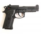 Страйкбольный пистолет KJW Beretta M9 IA Gas GBB, хром. ствол