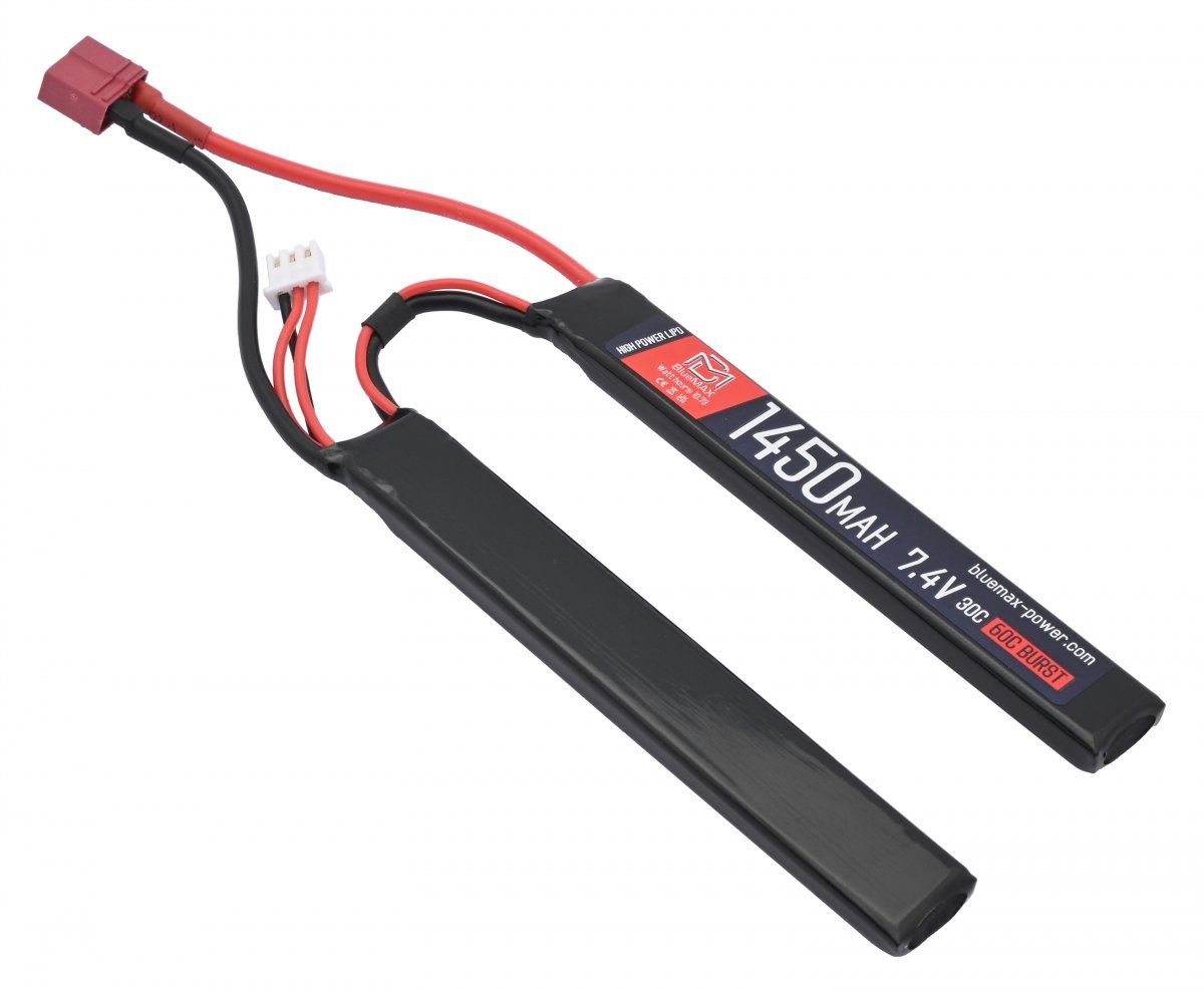 Аккумулятор BlueMax 7.4V Li-Po 1450mAh 30C двухлепестковый (Nunchuck)