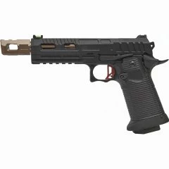 Страйкбольный пистолет GBB KJW M1911 COLT Hi-Capa KP-19.GAS (KP-19.GAS), чёрный