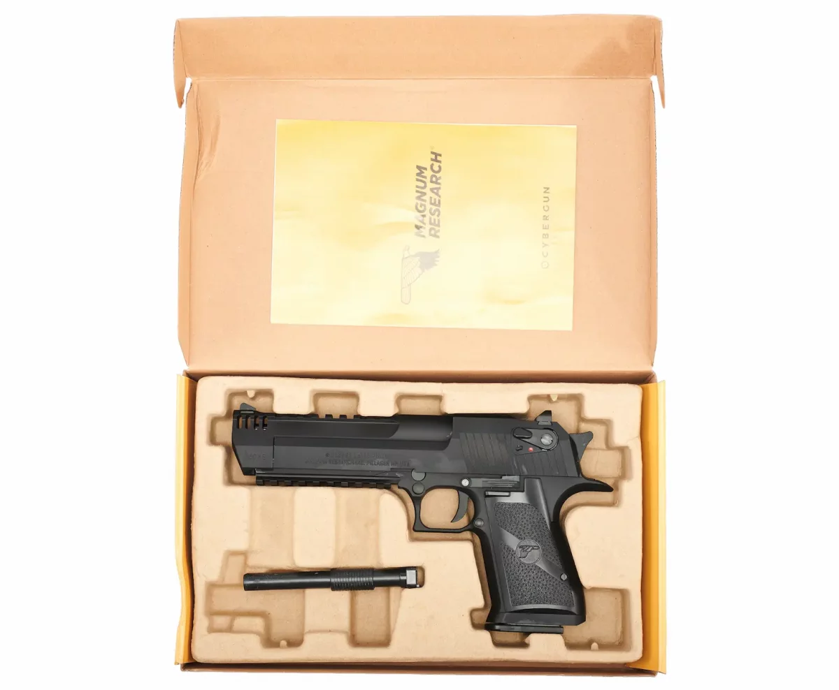 Страйкбольный пистолет WE Desert Eagle L6 (WE-950509) — чёрный, металл, GBB, 6 мм