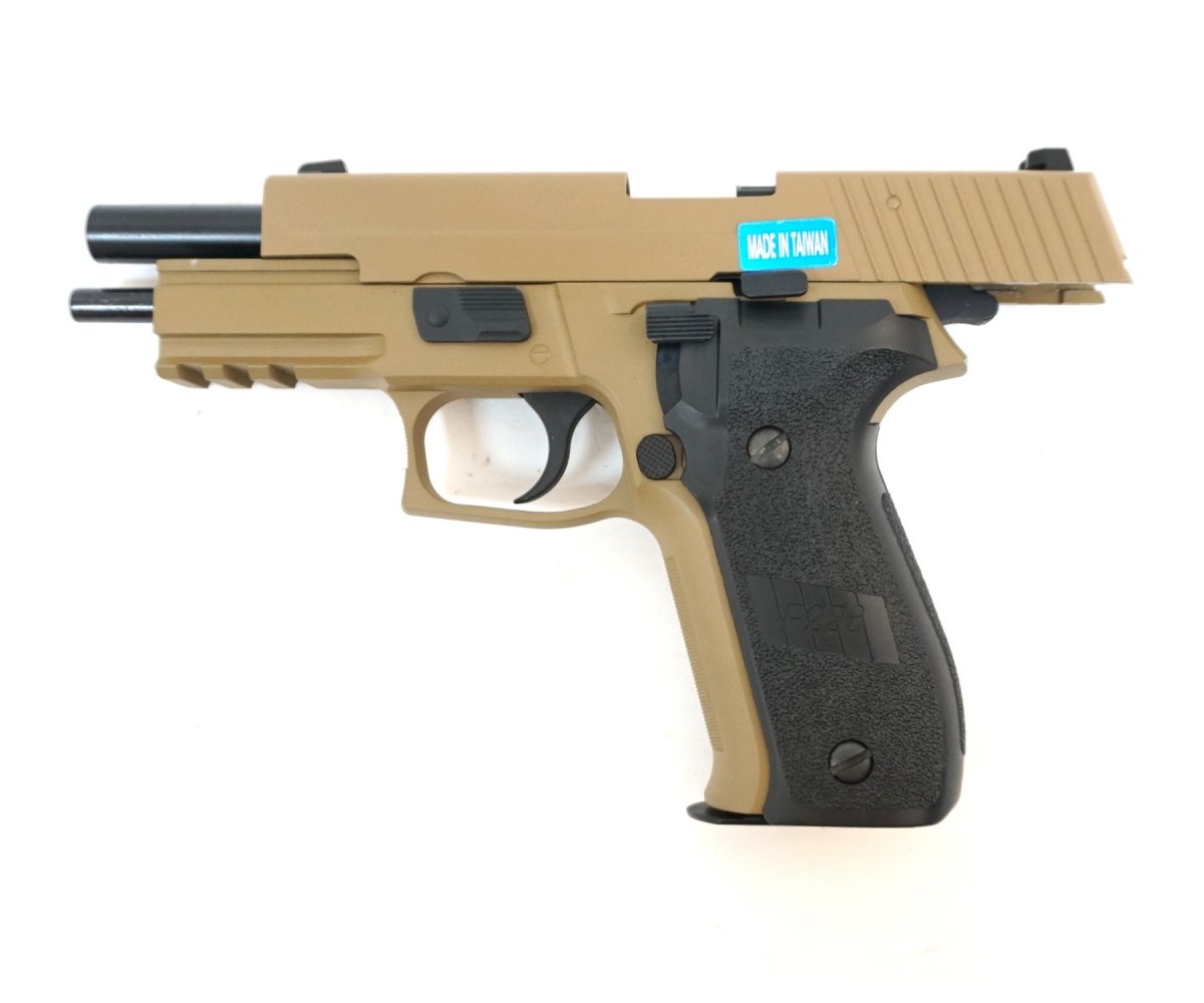 Страйкбольный пистолет WE SigSauer P226 Mk.25 Tan (WE-F003-TAN)