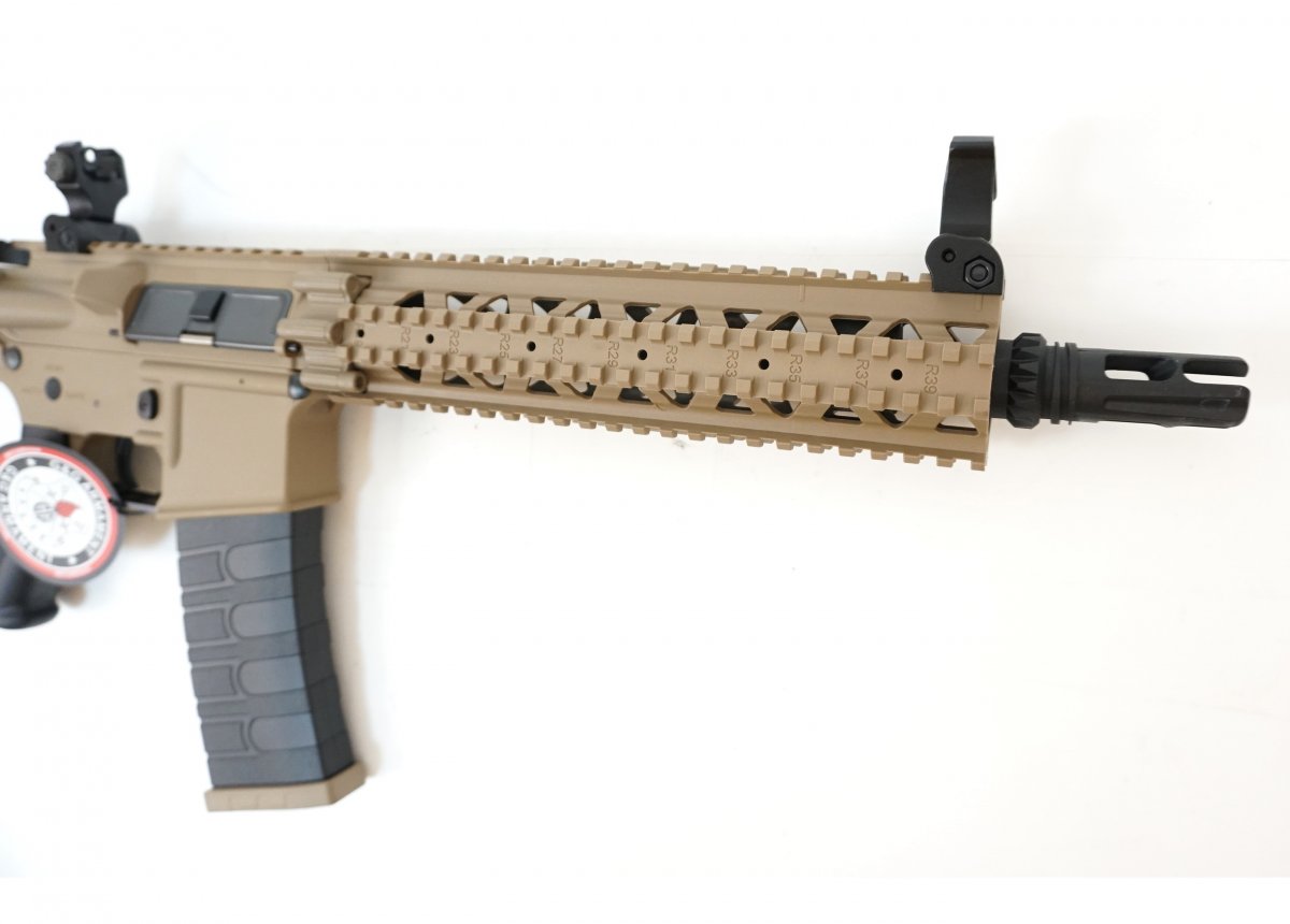 Страйкбольный автомат G&G CM18 MOD1 Desert/Black (EGC-18P-MD1-DNB-NCM)