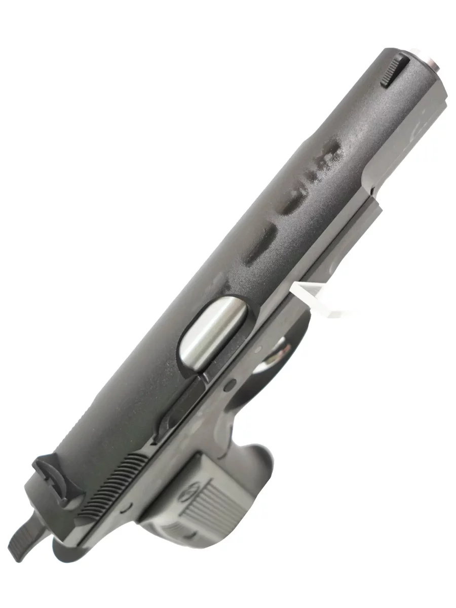 Страйкбольный пистолет KJW CZ75 KP-09 GAS — чёрный, GBB 6 мм, регулируемый Hop-Up