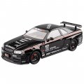 Металлическая машинка Nissan Skyline GT-R R34 1:24 BLACK