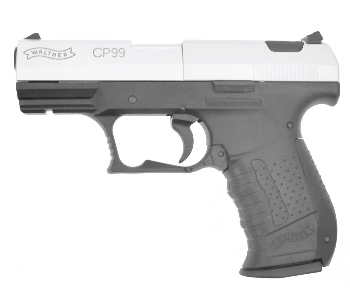 Пневматический пистолет Umarex Walther CP99 Nickel