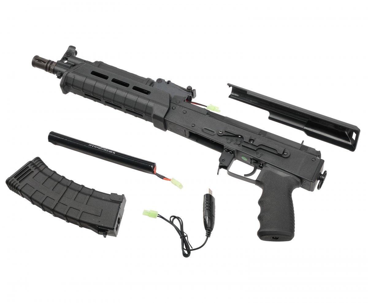 Страйкбольный автомат CYMA CM680C Sport Series RK-47 (без приклада), 130 м/с, чёрный