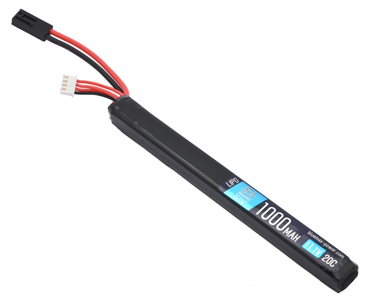 Аккумулятор BlueMax 11.1V Li-Po 1000mAh 20C AK Thin Stick (14.5x15x169 мм)