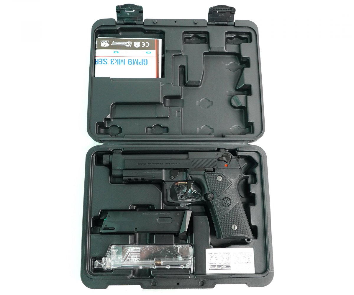 Страйкбольный пистолет G&G Beretta GPM9 Mk3 EU (GAS-GPM-9A3-BBB-ECM)