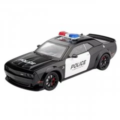 Металлическая машинка Dodge Challenger Додж Челенджер 1:24 POLICE