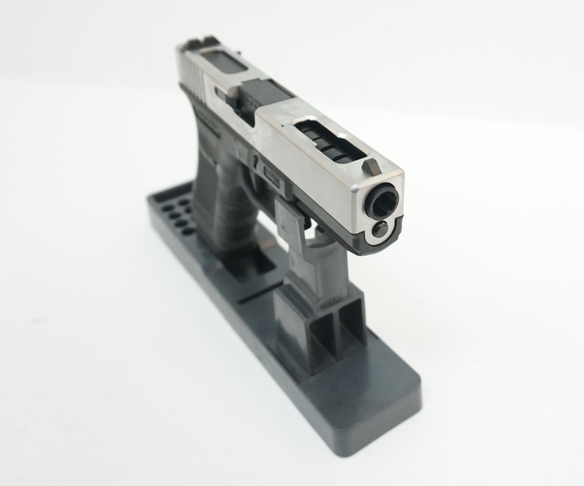 Страйкбольный пистолет WE Glock-18 Gen.4 Silver, сменные накладки (WE-G002B-SV)