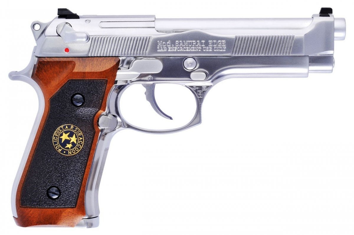 Пистолет ХРОМ Beretta M92 BioHazard S.T.A.R.S
