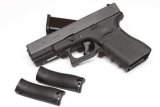 Страйкбольный пистолет WE-G003B-BK Glock-19 Gen.4 (металлический слайд, сменные накладки) Black