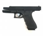 Страйкбольный пистолет WE Glock-17 Gen.4, сменные накладки (WE-G001B-BK)