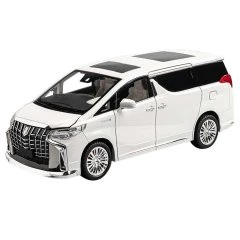 Машинка инерционная Toyota Alphard 1:18, металлическая, со светом и звуком, масштабная модель