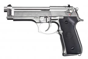 Страйкбольный пистолет WE Beretta M92F Auto Silver