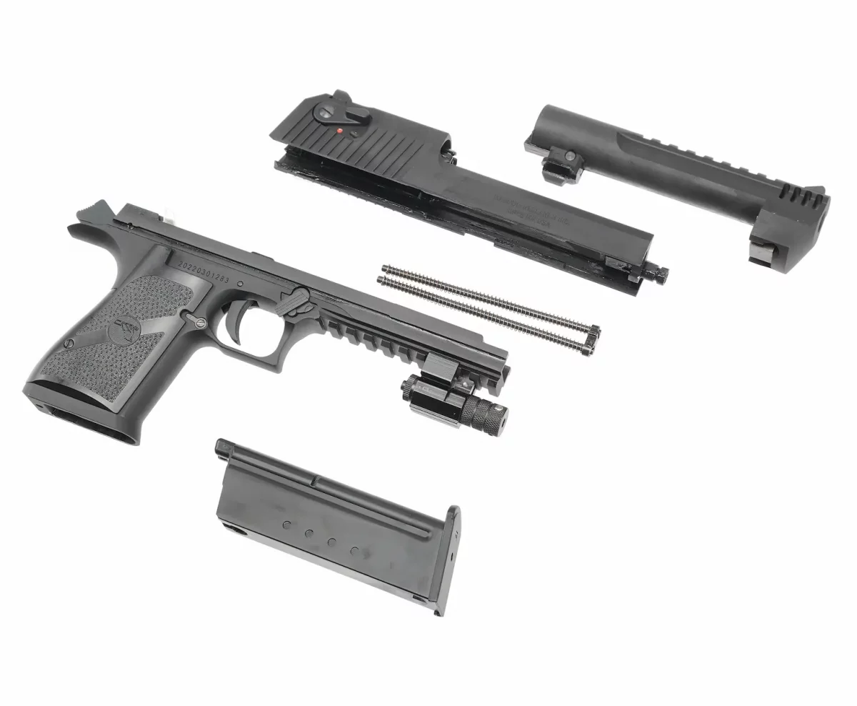 Страйкбольный пистолет WE Desert Eagle L6 (WE-950509) — чёрный, металл, GBB, 6 мм