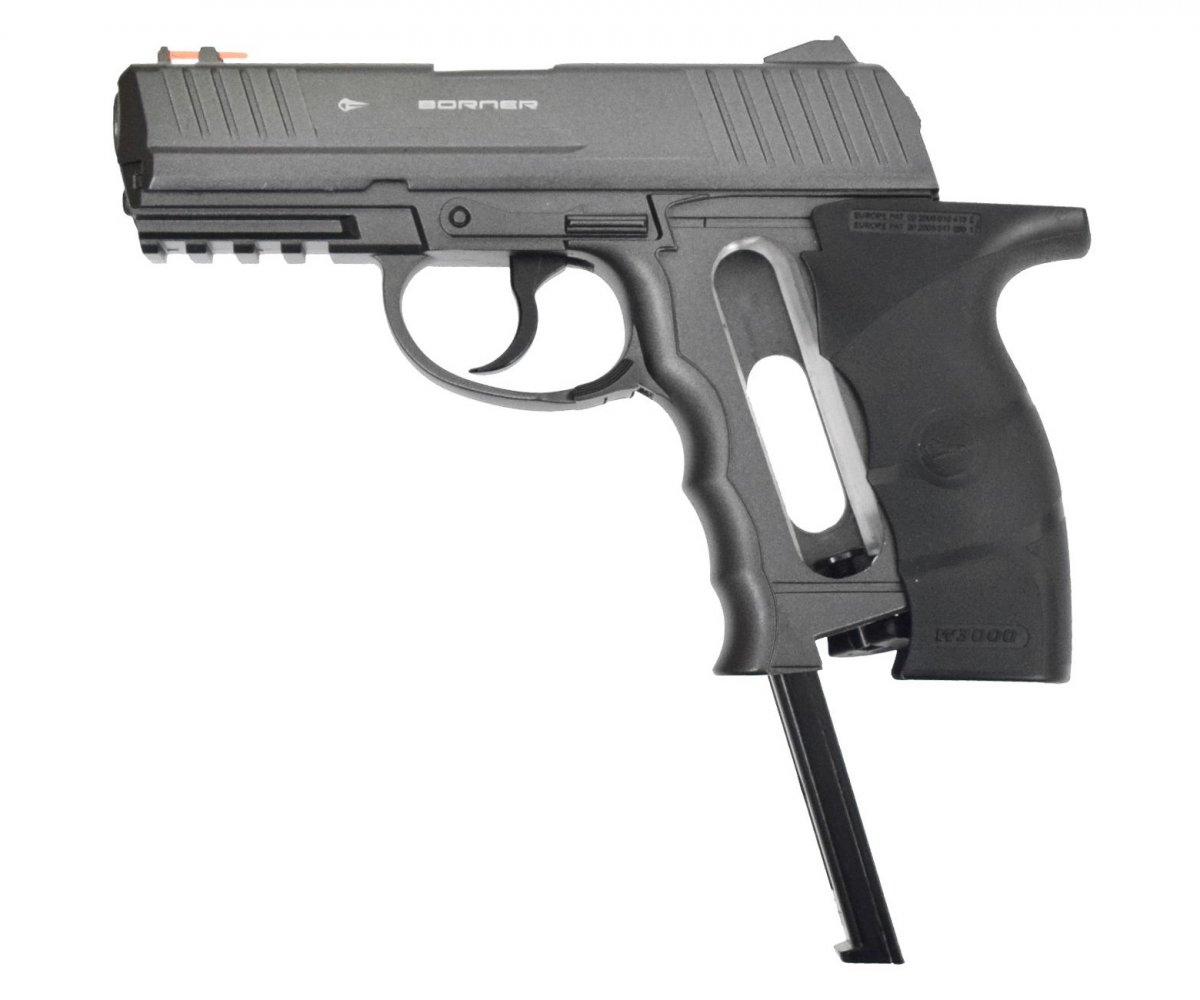 Пневматический пистолет Borner W3000M (HK P30)