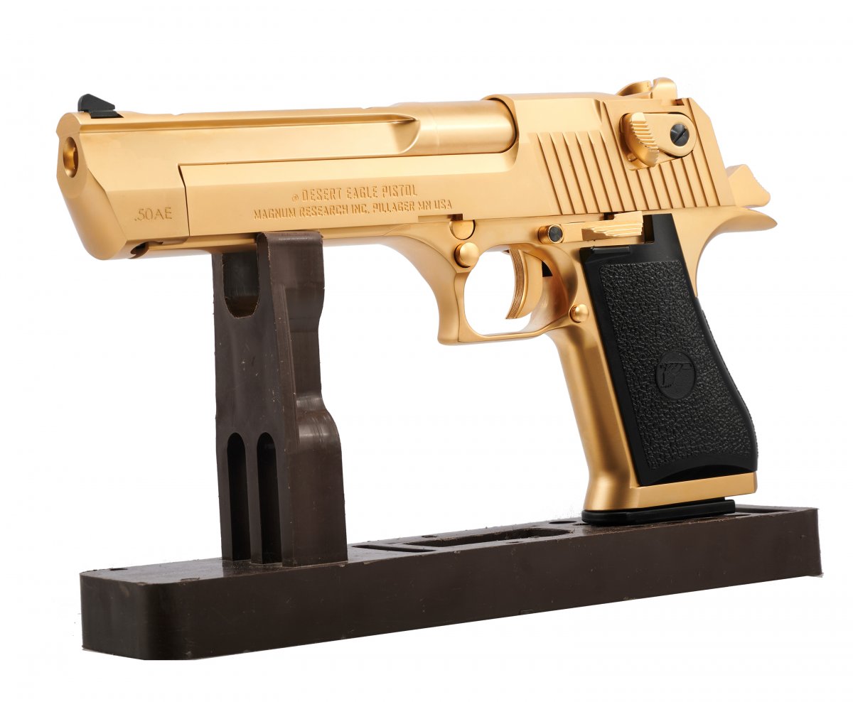 Страйкбольный пистолет WE Desert Eagle (позолоченный, CG-DE0103)