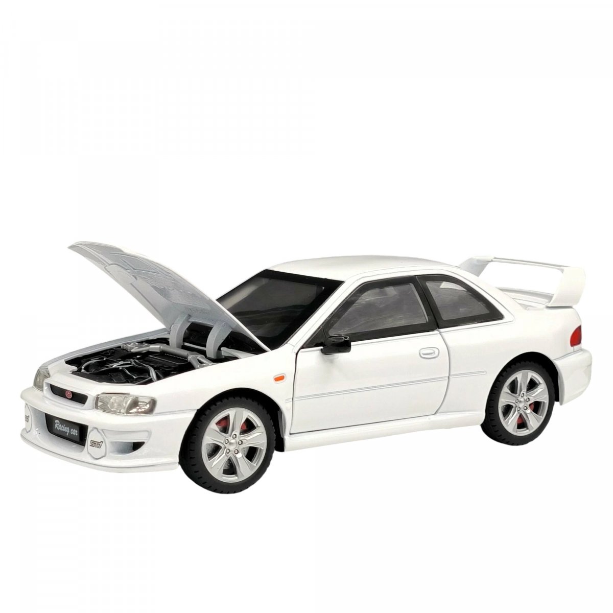 Машинка металлическая Subaru Impreza WRX STI 1:24 White